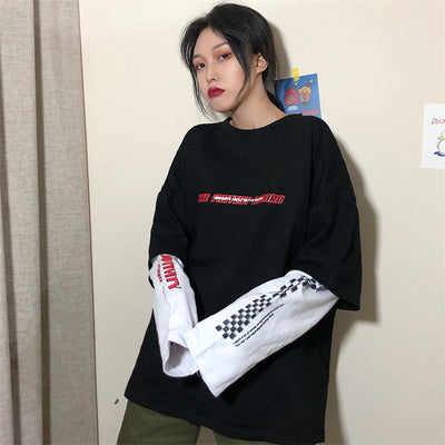 Blusa de Transición Otoñal con Efecto Capas - Camiseta Larga para Mujer - Image 10