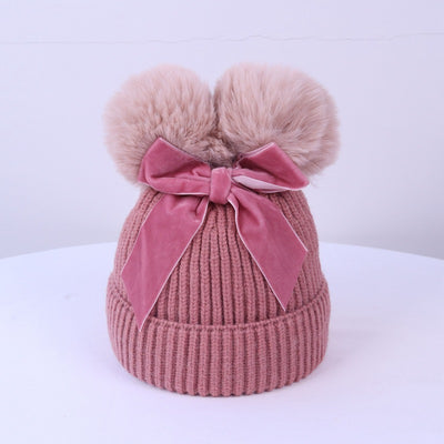 Gorro Tejido con Doble Pompón - Calidez y Estilo para el Invierno - Image 21