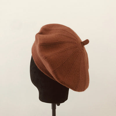 Boina Retro Tejida con Patrón de Calabaza - Estilo Casual Japonés - Image 15