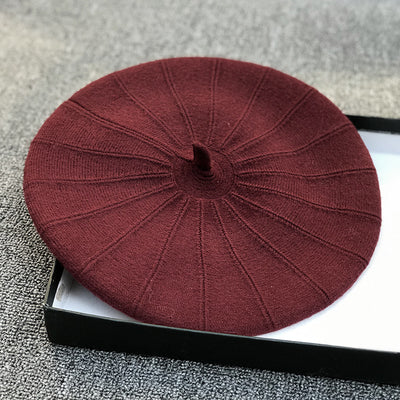 Boina Retro Tejida con Patrón de Calabaza - Estilo Casual Japonés - Image 20