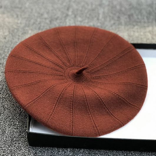 Boina Retro Tejida con Patrón de Calabaza - Estilo Casual Japonés - Image 21