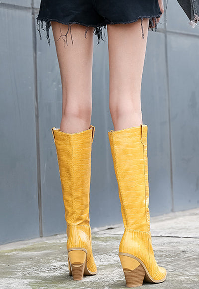 Botas Altas de Tacón Grueso Estilo Martin para Mujer - Image 52