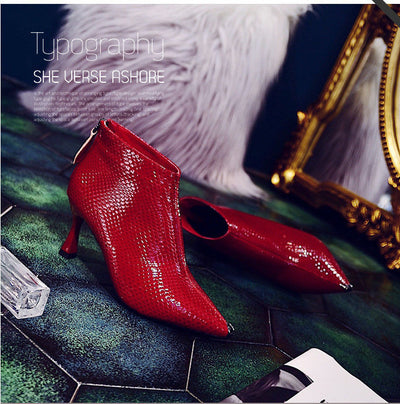 Tacones Altos Stiletto con Estampado de Serpiente - Punta Afilada Sexy - Image 13
