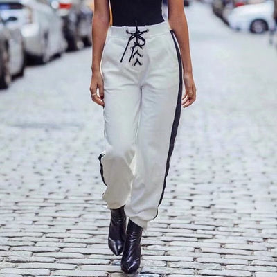 Pantalones Cintura Alta con Detalle Cruzado - Image 18