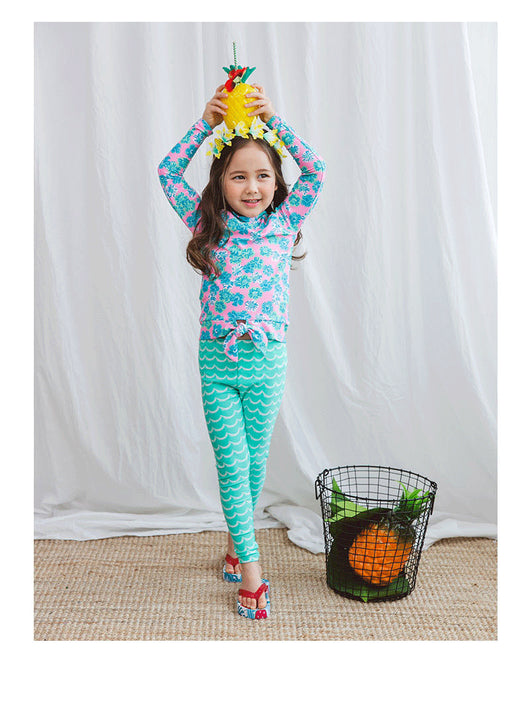 Traje de Baño Infantil de Manga Larga con Protección Solar - Image 18