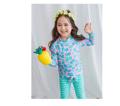 Traje de Baño Infantil de Manga Larga con Protección Solar - Image 21