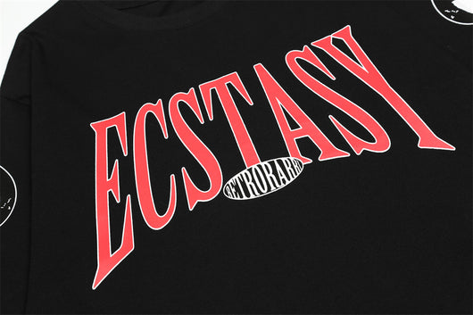 Camiseta Manga Larga Estampado Alfabético para Hombre - Image 9