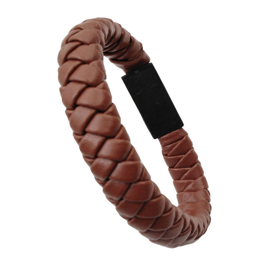 Pulsera Cable de Datos Tejida en Cuero - Diseño Creativo 2 en 1 - Image 15