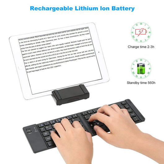Teclado Bluetooth Plegable Inalámbrico Compacto - Image 4