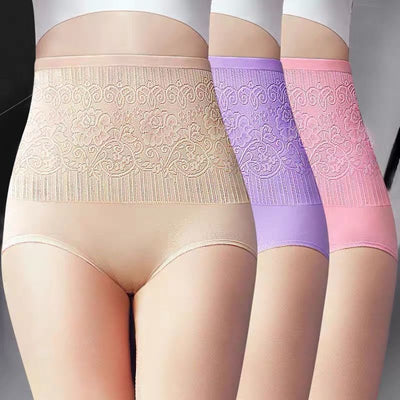 Panties Levanta Cola de Cintura Alta en Encaje Sexy - Talla Grande - Image 7