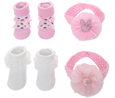 Calcetines Infantiles con Pompones 3D y Diseño de Lunares - Image 17