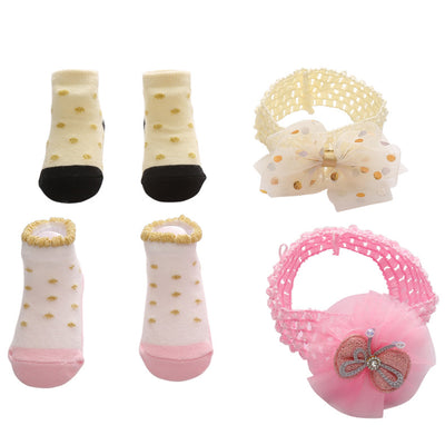 Calcetines Infantiles con Pompones 3D y Lunares para Niños - Image 14