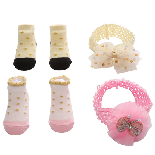 Calcetines Infantiles con Pompones 3D y Lunares para Niños - Image 14