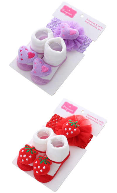Calcetines Infantiles con Pompones 3D y Lunares Estampados - Image 10