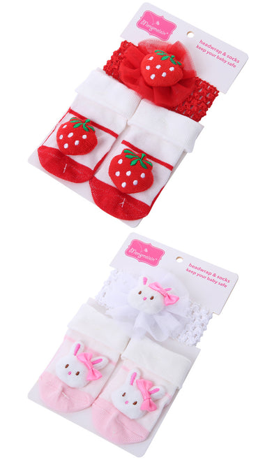 Calcetines Infantiles con Pompones 3D y Lunares Estampados - Image 14