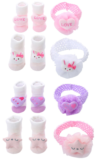 Calcetines Infantiles con Pompones 3D y Lunares Estampados - Image 15