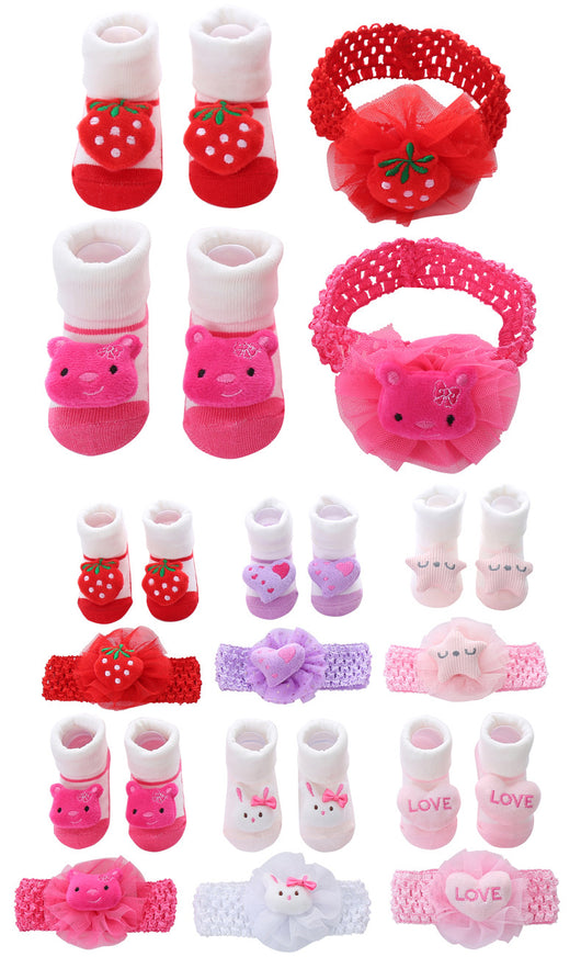 Calcetines Infantiles con Pompones 3D y Lunares Estampados - Image 16