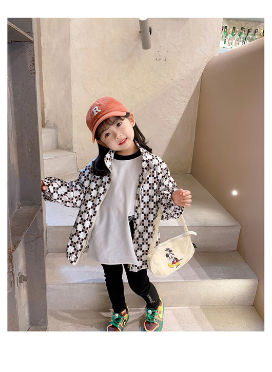 Uniforme de Béisbol Infantil Estilo Occidental con Estampado Cuadros - Image 13