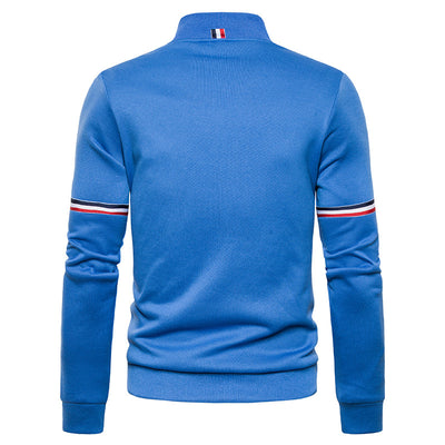 Chaqueta de Hombre con Cuello Tipo Cinta Británico - Image 8