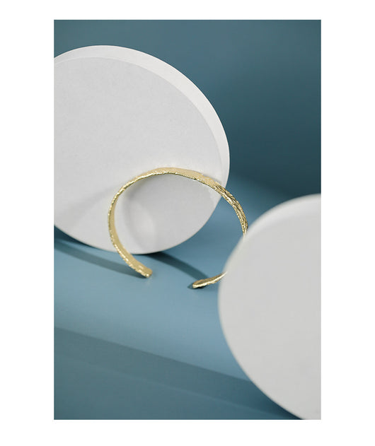 Pulsera de Plata Esterlina 925 con Diseño Plisado Versión Coreana para Mujer - Image 14