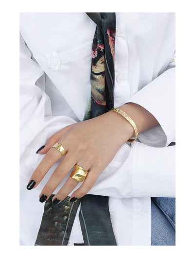 Pulsera de Plata Esterlina 925 con Diseño Plisado Versión Coreana para Mujer - Image 18