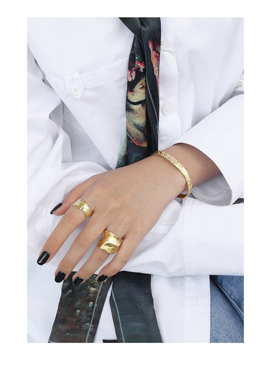 Pulsera de Plata Esterlina 925 con Diseño Plisado Versión Coreana para Mujer - Image 18