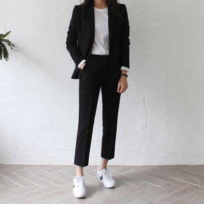 Traje Ejecutivo Coreano Primavera-Otoño para Entrevistas y Ocasiones Formales - Image 10