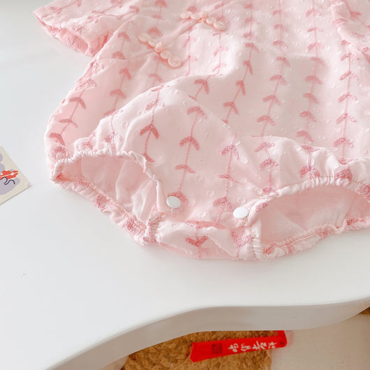 Mameluco Cheongsam Bordado para Bebé Niña - Image 8