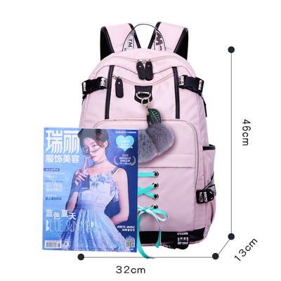 Mochila Ejecutiva para Mujer con Puerto de Carga USB - Image 4