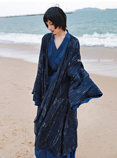 Vestido Cardigan Hanfu Tres Piezas - Elegancia Tradicional Moderna - Image 8
