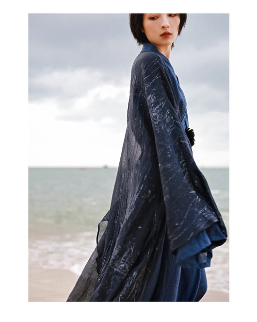 Vestido Cardigan Hanfu Tres Piezas - Elegancia Tradicional Moderna - Image 14