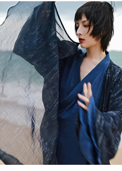 Vestido Cardigan Hanfu Tres Piezas - Elegancia Tradicional Moderna - Image 15