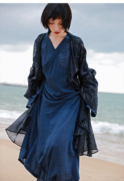 Vestido Cardigan Hanfu Tres Piezas - Elegancia Tradicional Moderna - Image 20