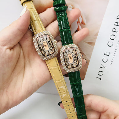 Reloj Delicado Girasol con Correa de Cuero para Mujer - Image 11