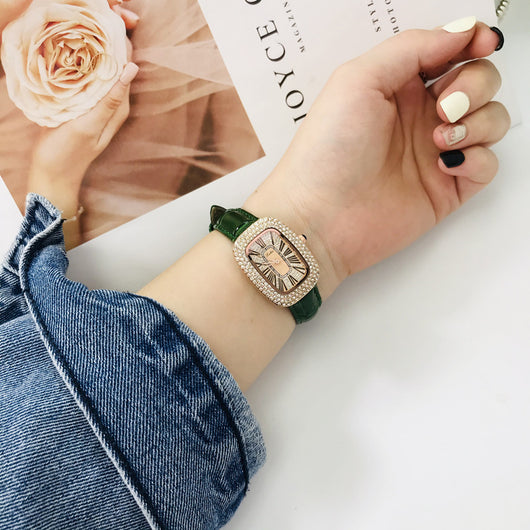 Reloj Delicado Girasol con Correa de Cuero para Mujer - Image 21