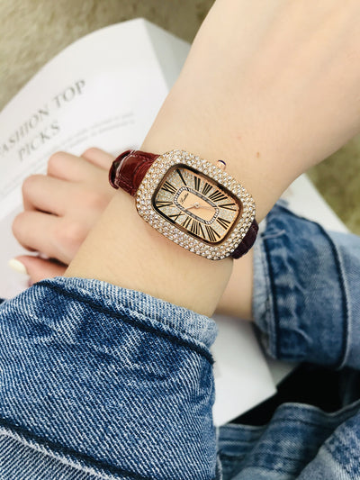 Reloj Delicado Girasol con Correa de Cuero para Mujer - Image 28