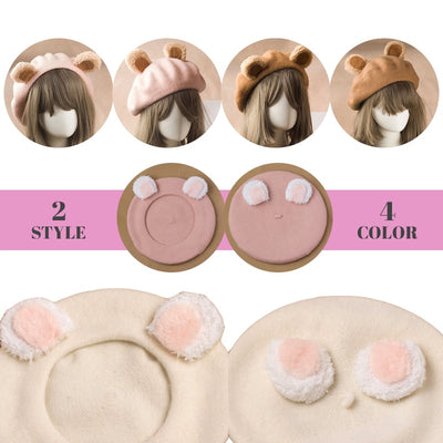 Boina Orejas de Oso Lolita - Galletas Artesanales Japonesas Hechas a Mano - Image 18
