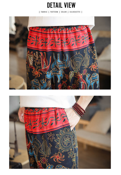Pantalones Nepal de Lino Estilo Asiático con Cintura Baja - Image 10