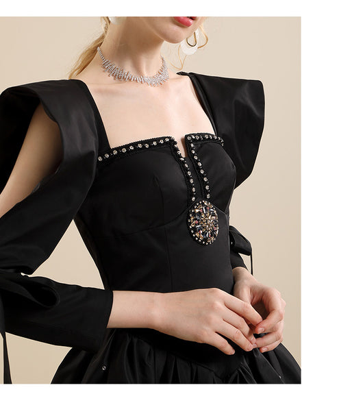 Vestido Elegante Slim Fit con Detalle de Moño Recortado - Image 8