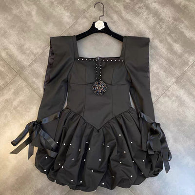 Vestido Elegante Slim Fit con Detalle de Moño Recortado - Image 12