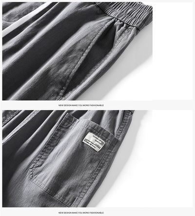 Pantalones de Trabajo Holgados Estilo Japonés para Hombre - Image 15