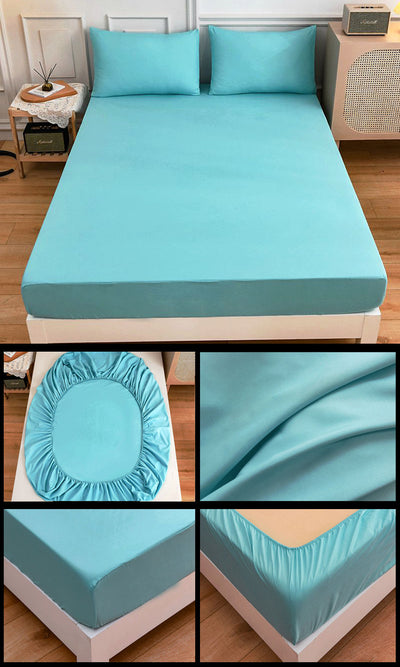 Juego de Sábanas de Algodón para Estudiantes - Sábana Ajustable y Funda de Almohada - Image 19