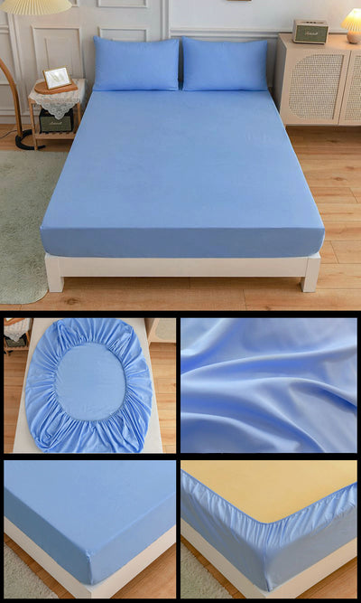 Juego de Sábanas de Algodón para Estudiantes - Sábana Ajustable y Funda de Almohada - Image 20