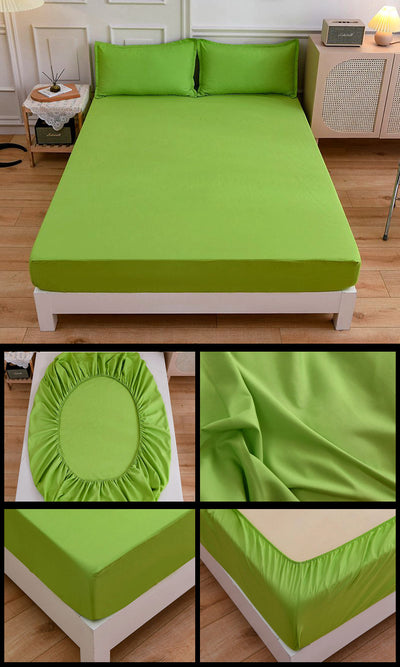 Juego de Sábanas de Algodón para Estudiantes - Sábana Ajustable y Funda de Almohada - Image 23
