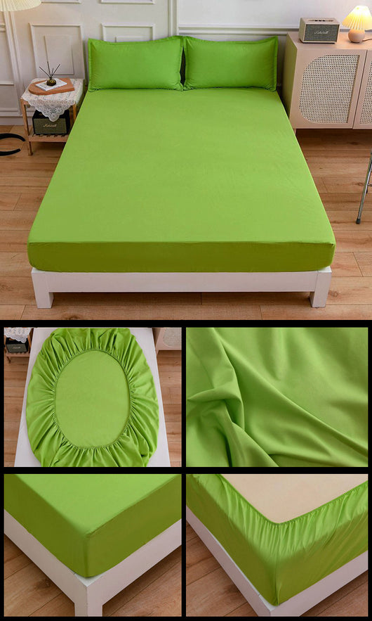 Juego de Sábanas de Algodón para Estudiantes - Sábana Ajustable y Funda de Almohada - Image 23