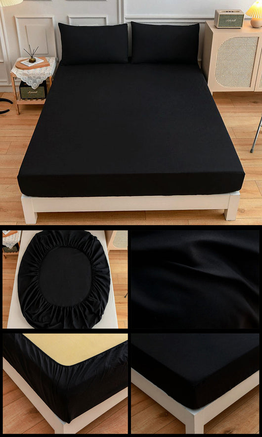 Juego de Sábanas de Algodón para Estudiantes - Sábana Ajustable y Funda de Almohada - Image 24