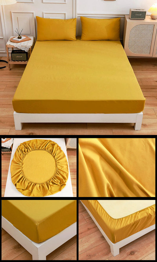 Juego de Sábanas de Algodón para Estudiantes - Sábana Ajustable y Funda de Almohada - Image 25