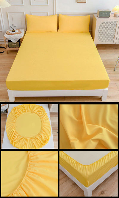 Juego de Sábanas de Algodón para Estudiantes - Sábana Ajustable y Funda de Almohada - Image 27