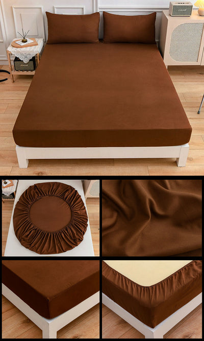 Juego de Sábanas de Algodón para Estudiantes - Sábana Ajustable y Funda de Almohada - Image 28