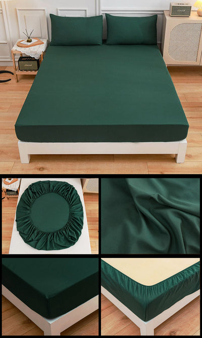 Juego de Sábanas de Algodón para Estudiantes - Sábana Ajustable y Funda de Almohada - Image 29